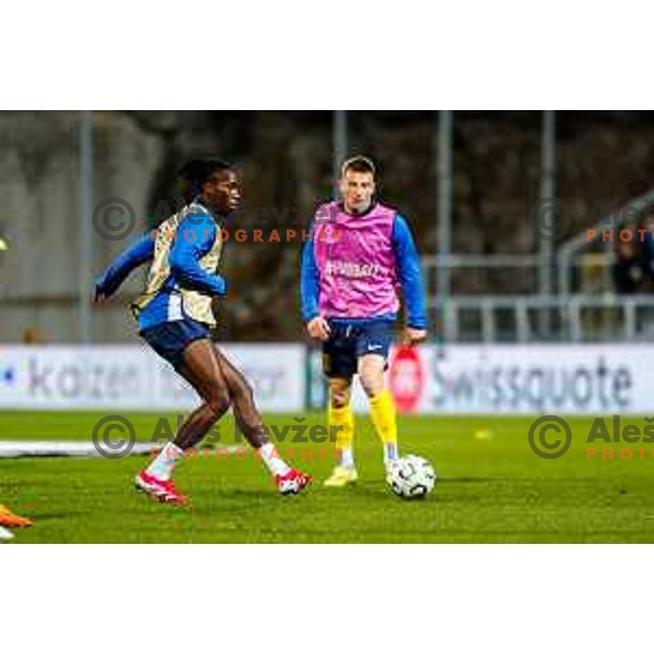 Franko Kovacevic during warm-up before UEFA Conference League 2025/2026 match day 5 between HNK Rijeka (CRO) and NK Celje (SLO) at Rujevica Stadium, Rijeka, Croatia on December 11, 2025