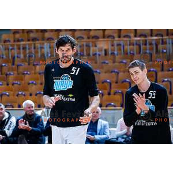 Boban Marjanovic during AdmiralBet ABA League 2025/2026 basketball match between Perspektiva Ilirija and Buducnost VOLI in Tivoli Hall, Ljubljana, Slovenia on December 13, 2025