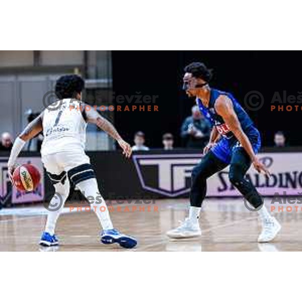 in action during AdmiralBet ABA League 2025/2026 basketball match between Perspektiva Ilirija and Buducnost VOLI in Tivoli Hall, Ljubljana, Slovenia on December 13, 2025