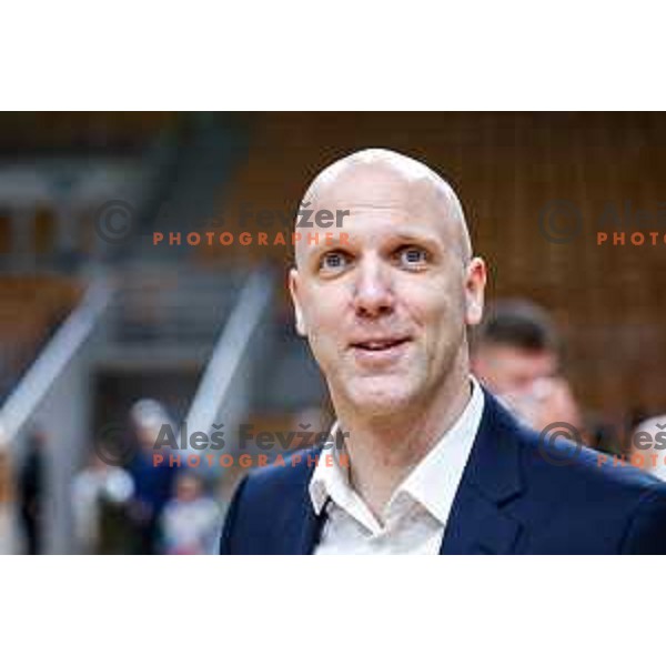 Andrej Zakelj during AdmiralBet ABA League 2025/2026 basketball match between Perspektiva Ilirija and Buducnost VOLI in Tivoli Hall, Ljubljana, Slovenia on December 13, 2025