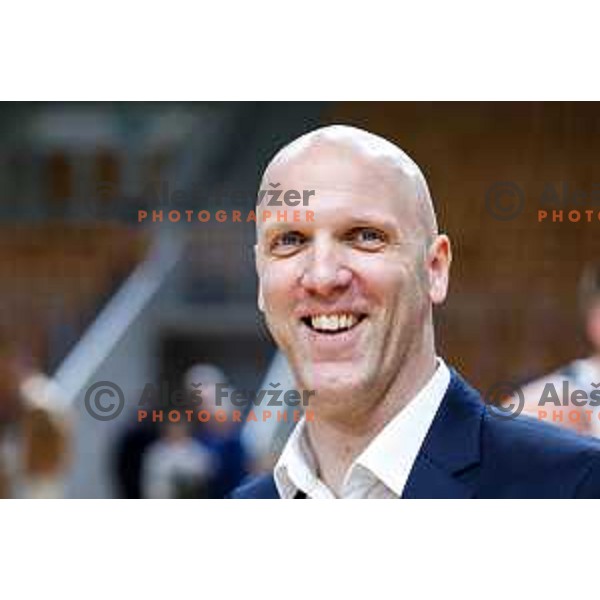 Andrej Zakelj during AdmiralBet ABA League 2025/2026 basketball match between Perspektiva Ilirija and Buducnost VOLI in Tivoli Hall, Ljubljana, Slovenia on December 13, 2025