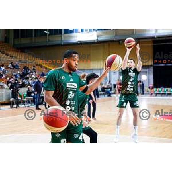 William McNair Jr. in action during AdmiralBet ABA League 2025/2026 basketball match between Cedevita Olimpija (SLO) and Bosna BH Telecom (BiH) in Tivoli Hall, Ljubljana, Slovenia on December 13, 2025