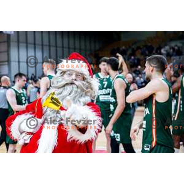 in action during AdmiralBet ABA League 2025/2026 basketball match between Cedevita Olimpija (SLO) and Bosna BH Telecom (BiH) in Tivoli Hall, Ljubljana, Slovenia on December 13, 2025