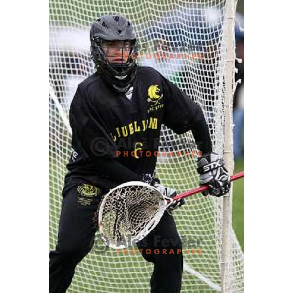 at friendly lacrosse match Ljubljana Dragons (Slovenia)- Graz Gladiators (Austria), played in Ljubljana 8.11.2008. Ljubljana Dragons won 9:5 