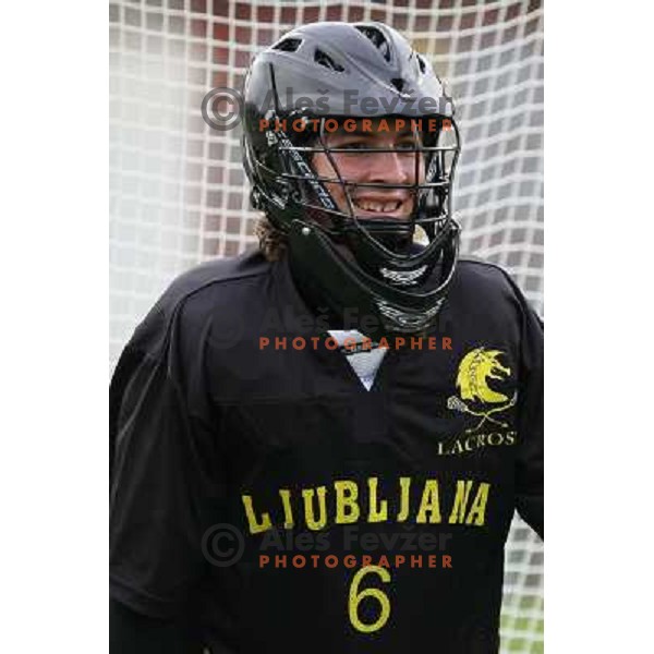 at friendly lacrosse match Ljubljana Dragons (Slovenia)- Graz Gladiators (Austria), played in Ljubljana 8.11.2008. Ljubljana Dragons won 9:5 