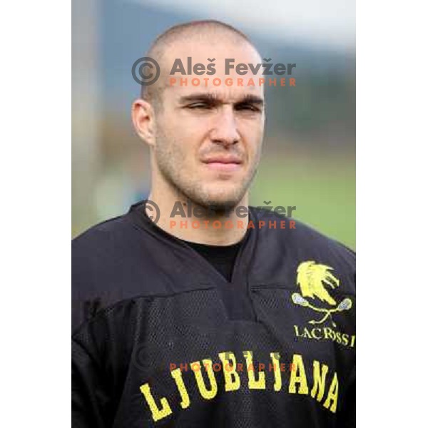at friendly lacrosse match Ljubljana Dragons (Slovenia)- Graz Gladiators (Austria), played in Ljubljana 8.11.2008. Ljubljana Dragons won 9:5 