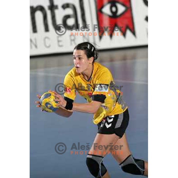 Andrea Lekic at handball match Krim Mercator (SLO)- Metz Handball (FRA) in round2 of EHF Women\'s Championsleague, played in Ljubljana, Slovenia 9.11.2008. Metz Handball won 31:26 