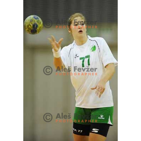Son at handball match RK Olimpija - ZRK Celje Celjske Mesnine, 15.11.2008 