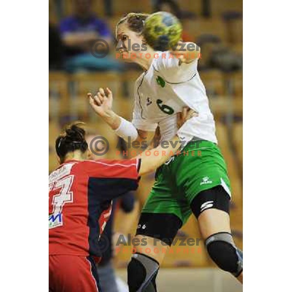 Gros at handball match RK Olimpija - ZRK Celje Celjske Mesnine, 15.11.2008 