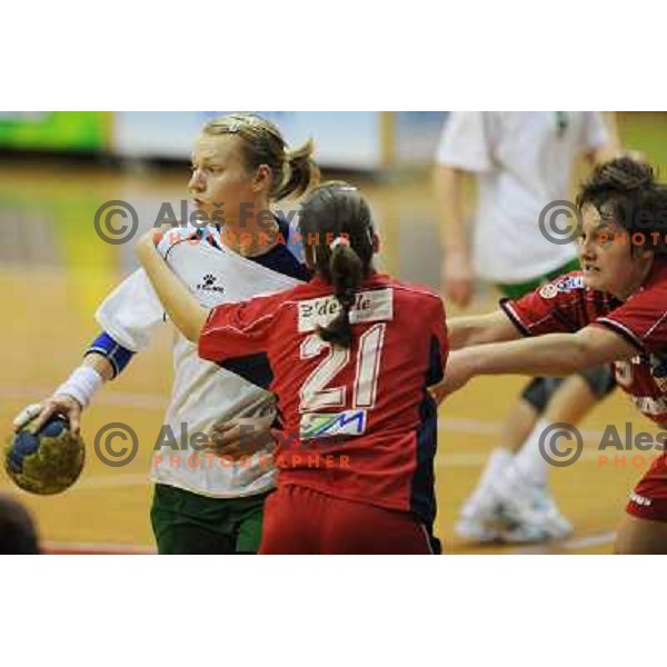 Skutnik at handball match RK Olimpija - ZRK Celje Celjske Mesnine, 15.11.2008 