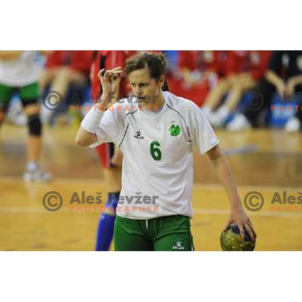 Gros at handball match RK Olimpija - ZRK Celje Celjske Mesnine, 15.11.2008 