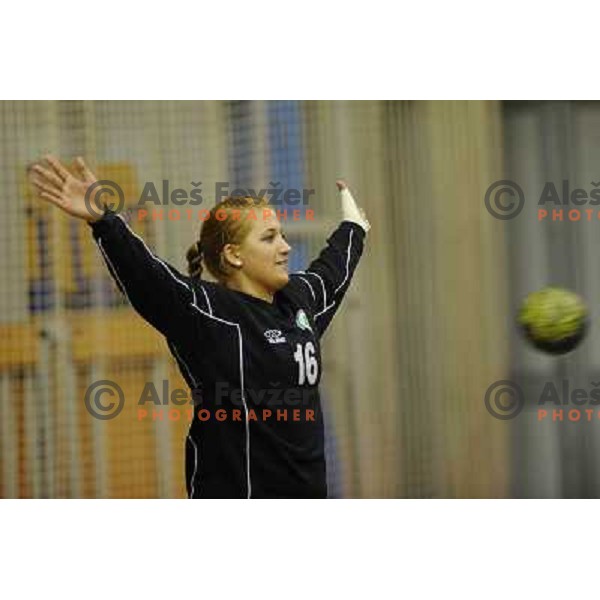 Zec at handball match RK Olimpija - ZRK Celje Celjske Mesnine, 15.11.2008 