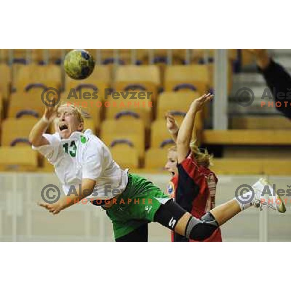 Jeglic at handball match RK Olimpija - ZRK Celje Celjske Mesnine, 15.11.2008 