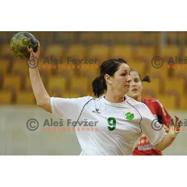 Jericek at handball match RK Olimpija - ZRK Celje Celjske Mesnine, 15.11.2008 