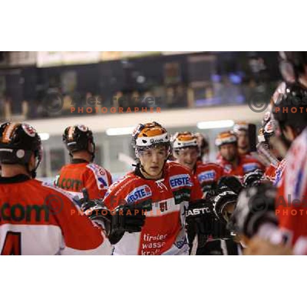 Woger (51) at ice-hockey match Tilia Olimpija- TWK Innsbruck in round 21 of EBEL league, played in Hala Tivoli, Ljubljana, Slovenia 16.11.2008 