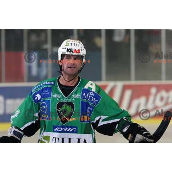 Todd Elik at ice-hockey match Tilia Olimpija- Acroni Jesenice in round 23 of EBEL league, played in Hala Tivoli, Ljubljana, Slovenia 21.11.2008. 