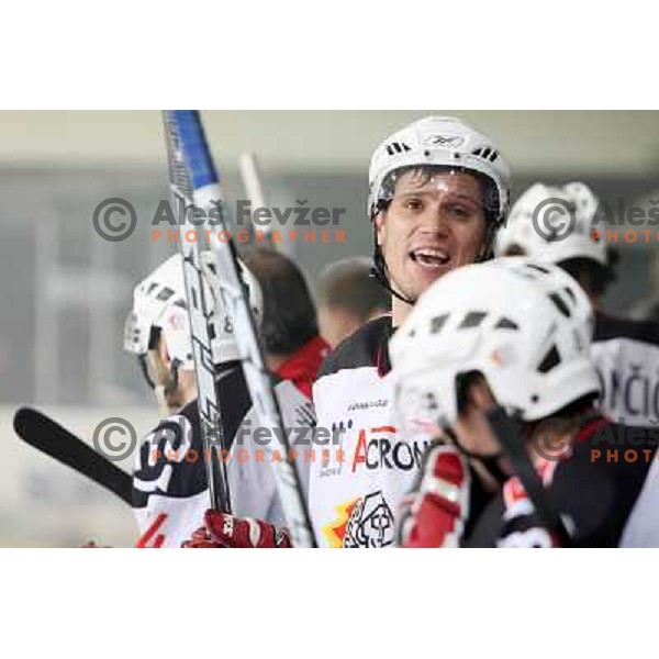  Marcel Rodman (22) at ice-hockey match Tilia Olimpija- Acroni Jesenice in round 23 of EBEL league, played in Ljubljana, Slovenia 21.11.2008. Tilia Olimpija won 4:3 