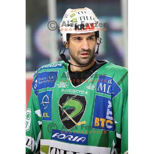  Ralph Intranuovo (9) at ice-hockey match Tilia Olimpija- Acroni Jesenice in round 23 of EBEL league, played in Ljubljana, Slovenia 21.11.2008. Tilia Olimpija won 4:3 