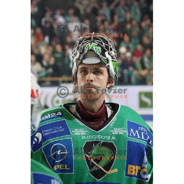 Mike Morrison at ice-hockey match Tilia Olimpija- Acroni Jesenice in round 23 of EBEL league, played in Ljubljana, Slovenia 21.11.2008. Tilia Olimpija won 4:3 