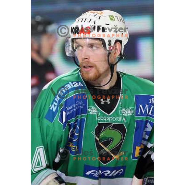 Andrej Tavzelj at ice-hockey match Tilia Olimpija- Acroni Jesenice in round 23 of EBEL league, played in Ljubljana, Slovenia 21.11.2008. Tilia Olimpija won 4:3 