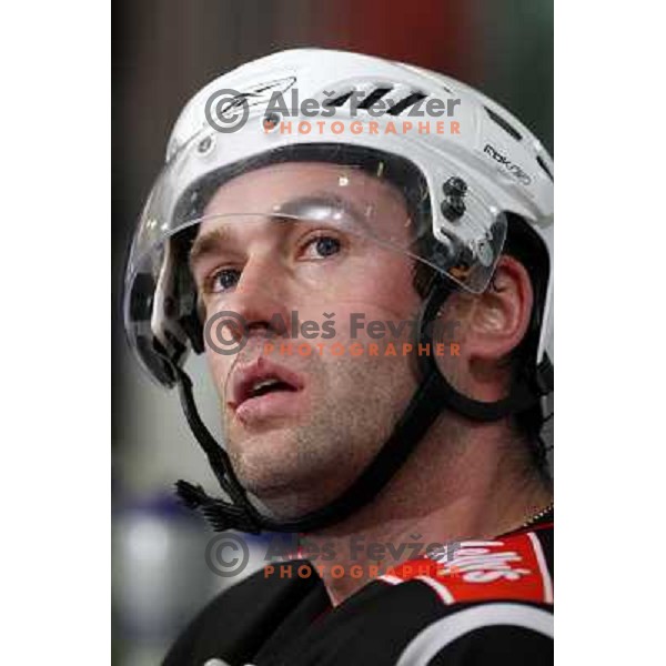 Tomaz Razingar at ice-hockey match Tilia Olimpija- Acroni Jesenice in round 23 of EBEL league, played in Ljubljana, Slovenia 21.11.2008. Tilia Olimpija won 4:3 