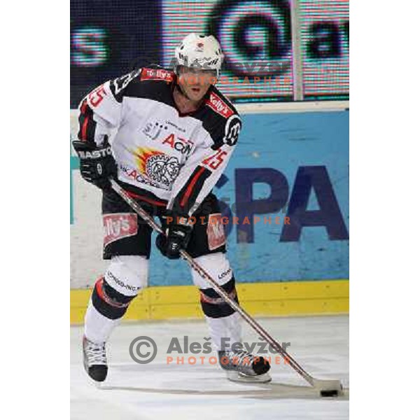 Conny Stromberg at ice-hockey match Tilia Olimpija- Acroni Jesenice in round 23 of EBEL league, played in Ljubljana, Slovenia 21.11.2008. Tilia Olimpija won 4:3 