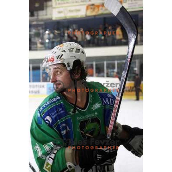 Brendan Yarema(10) at ice-hockey match Tilia Olimpija- Acroni Jesenice in round 23 of EBEL league, played in Ljubljana, Slovenia 21.11.2008. Tilia Olimpija won 4:3 