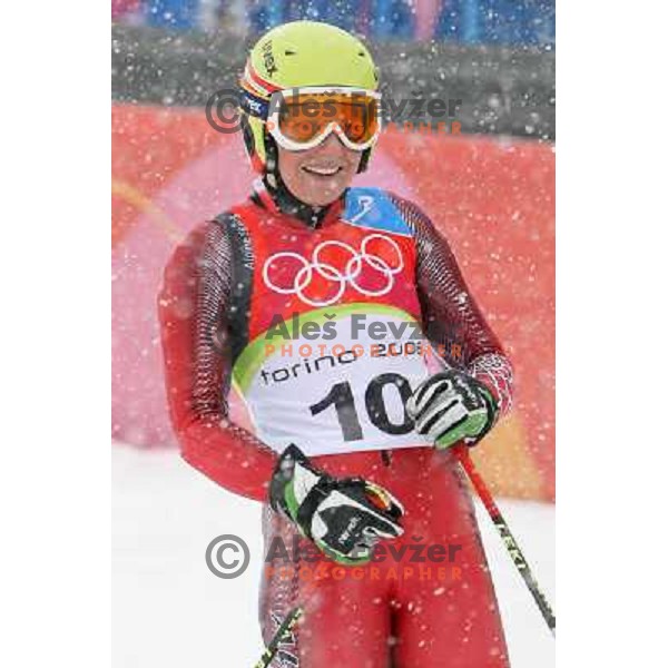 during Giant Slalom women at winter Olympic Games, Torino , Italy on February 24, 2006