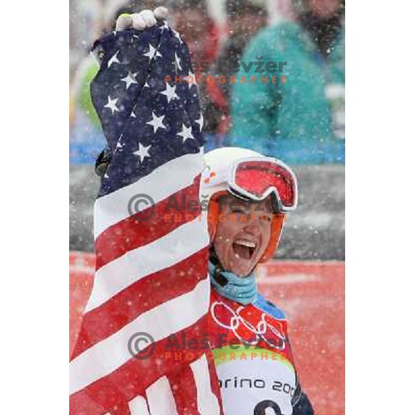 during Giant Slalom women at winter Olympic Games, Torino , Italy on February 24, 2006