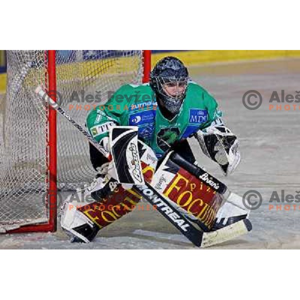 Markus Korhonen at ice-hockey match Tilia Olimpija-Red Bull Salzburg in round 26 of EBEL league, played in Hala Tivoli, Ljubljana, Slovenia 28.11.2008 