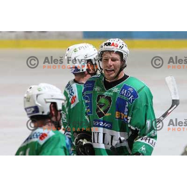 Egon Muric at ice hockey game Tilia Olimpija- Red Bull Salzburg in round 26 of EBEL league, played in Hala Tivoli, Ljubljana 28.11.2008. Tilia Olimpija won 6:4 