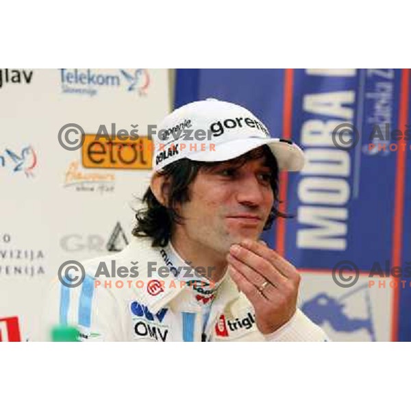 Primoz Peterka at press conference of Slovenian Nordic team in Ljubljana 2.12.2008 