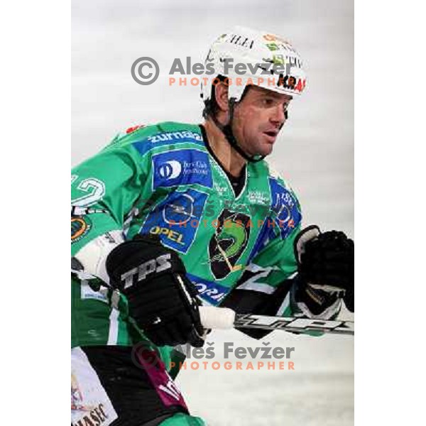 Todd Elik at ice hockey match Tilia Olimpija-VSV in EBEL league, played in Hala Tivoli, Ljubljana 5.12.2008 