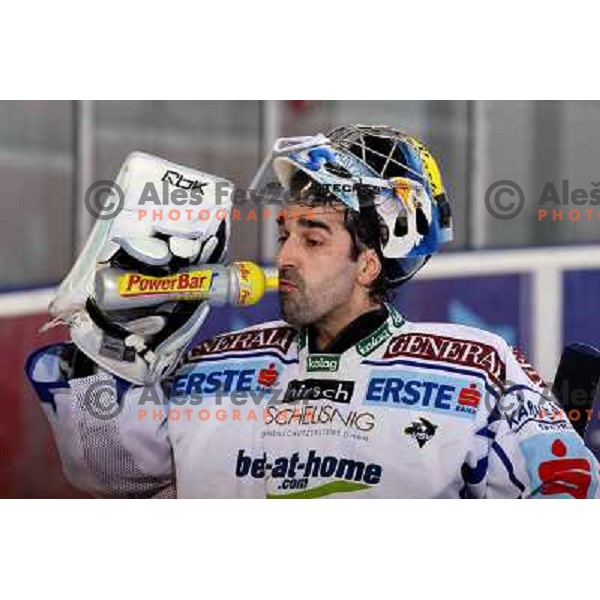 Gert Prohaska at ice hockey match Tilia Olimpija-VSV in EBEL league, played in Hala Tivoli, Ljubljana 5.12.2008 