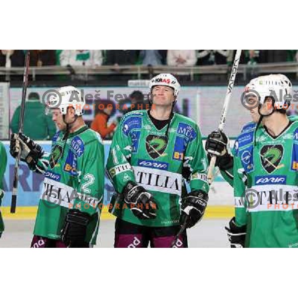 Nik Zupancic at ice hockey match Tilia olimpija- VSV in EBEL leageu, played in Hala Tivoli 5.12.2008. Tilia Olimpija won 7:5 after penalty shot-out 