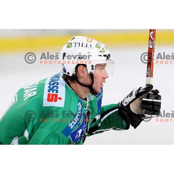 Matej Hocevar at ice hockey match Tilia olimpija- VSV in EBEL leageu, played in Hala Tivoli 5.12.2008. Tilia Olimpija won 7:5 after penalty shot-out 