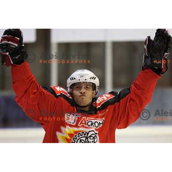 David Rodman at ice hockey match Acroni Jesenice- Tilia Olimpija in round 32 of EBE league, played in Podmezakla, Jesenice 12.12.2008. Acroni Jesenice won 5:0 
