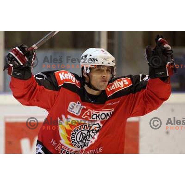 David Rodman at ice hockey match Acroni Jesenice- Tilia Olimpija in round 32 of EBE league, played in Podmezakla, Jesenice 12.12.2008. Acroni Jesenice won 5:0 