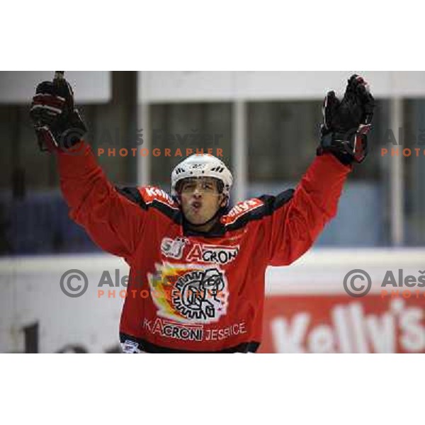 David Rodman at ice hockey match Acroni Jesenice- Tilia Olimpija in round 32 of EBE league, played in Podmezakla, Jesenice 12.12.2008. Acroni Jesenice won 5:0 