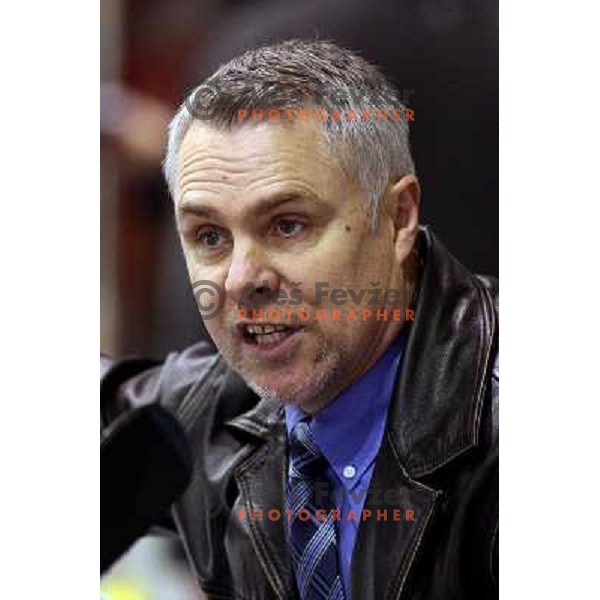 Randy Edmonds at ice hockey match Acroni Jesenice- Tilia Olimpija in round 32 of EBE league, played in Podmezakla, Jesenice 12.12.2008. Acroni Jesenice won 5:0 