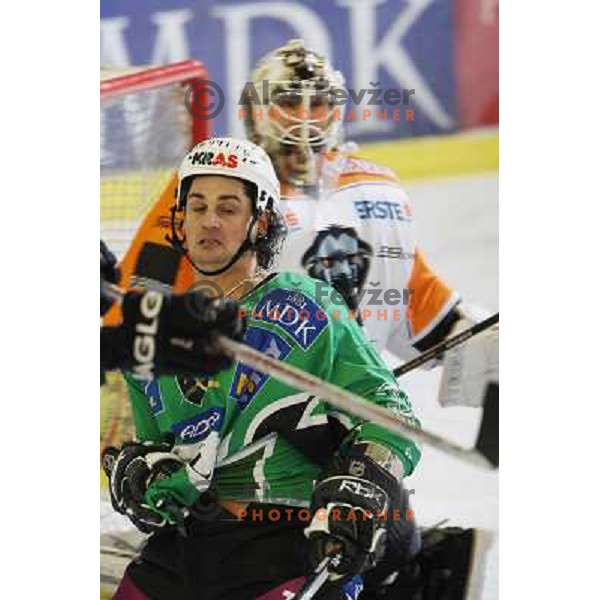 Frank Banham at ice hockey match Tilia Olimpija-Graz 99ers in round 33 of EBEL league, played in Hala Tivoli, Ljubljana 14.12.2008 