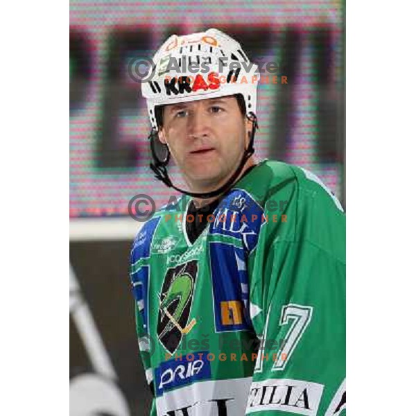 Nik Zupancic at ice hockey match Tilia Olimpija-Graz 99ers in round 33 of EBEL league, played in Hala Tivoli, Ljubljana 14.12.2008 