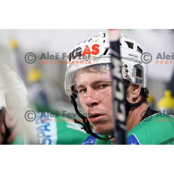 Egon Muric at ice hockey match Tilia Olimpija-Graz 99ers in round 33 of EBEL league, played in Hala Tivoli, Ljubljana 14.12.2008 Tilia Olimpija won 4:2 