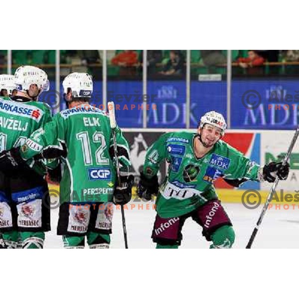 Yarema at ice hockey match Tilia Olimpija-Graz 99ers in round 33 of EBEL league, played in Hala Tivoli, Ljubljana 14.12.2008 Tilia Olimpija won 4:2 