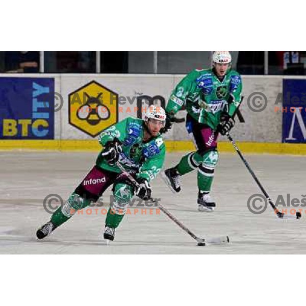 Greg Kuznik at ice hockey match Tilia Olimpija- KAC in Ebel league, played in Hala Tivoli, Ljubljana 19.12.2008 