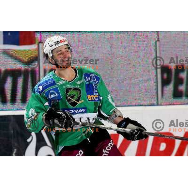 Brendan Yarema at ice hockey match Tilia Olimpija- KAC in Ebel league, played in Hala Tivoli, Ljubljana 19.12.2008 
