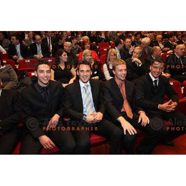Rozman, Pirih, Kolander, Pirih at Gala night "Sportsman of the year 2008" in Cankarjev dom, Ljubljana 22.12.2008 