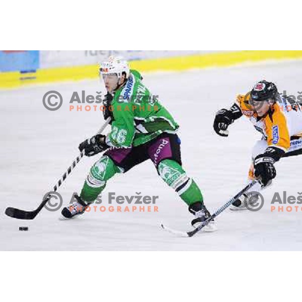 Petrilainen at ice hockey match in the EBEL League , Tilia Olimpija - Graz 99ers, 26.12.2008 Hala Tivoli, Ljubljana 