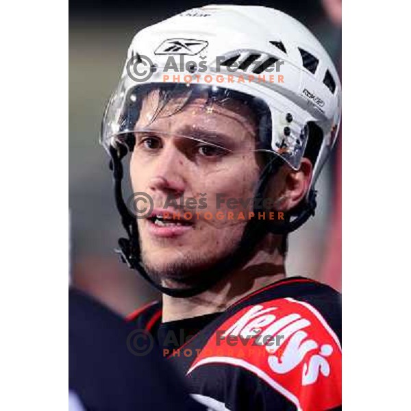 Marcel Rodman at ice hockey match Tilia Olimpija-Acroni Jesenice in round 39 of Ebel league, played in Hala Tivoli, Ljubljana 30.12.2008 