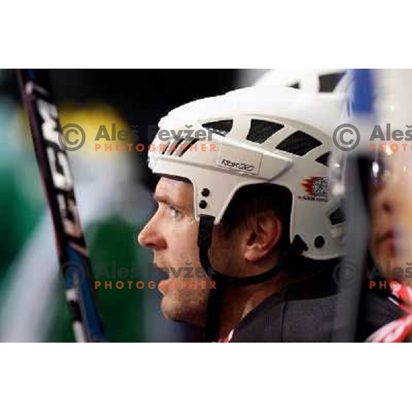 Dejan Varl at ice hockey match Tilia Olimpija-Acroni Jesenice in round 39 of Ebel league, played in Hala Tivoli, Ljubljana 30.12.2008 